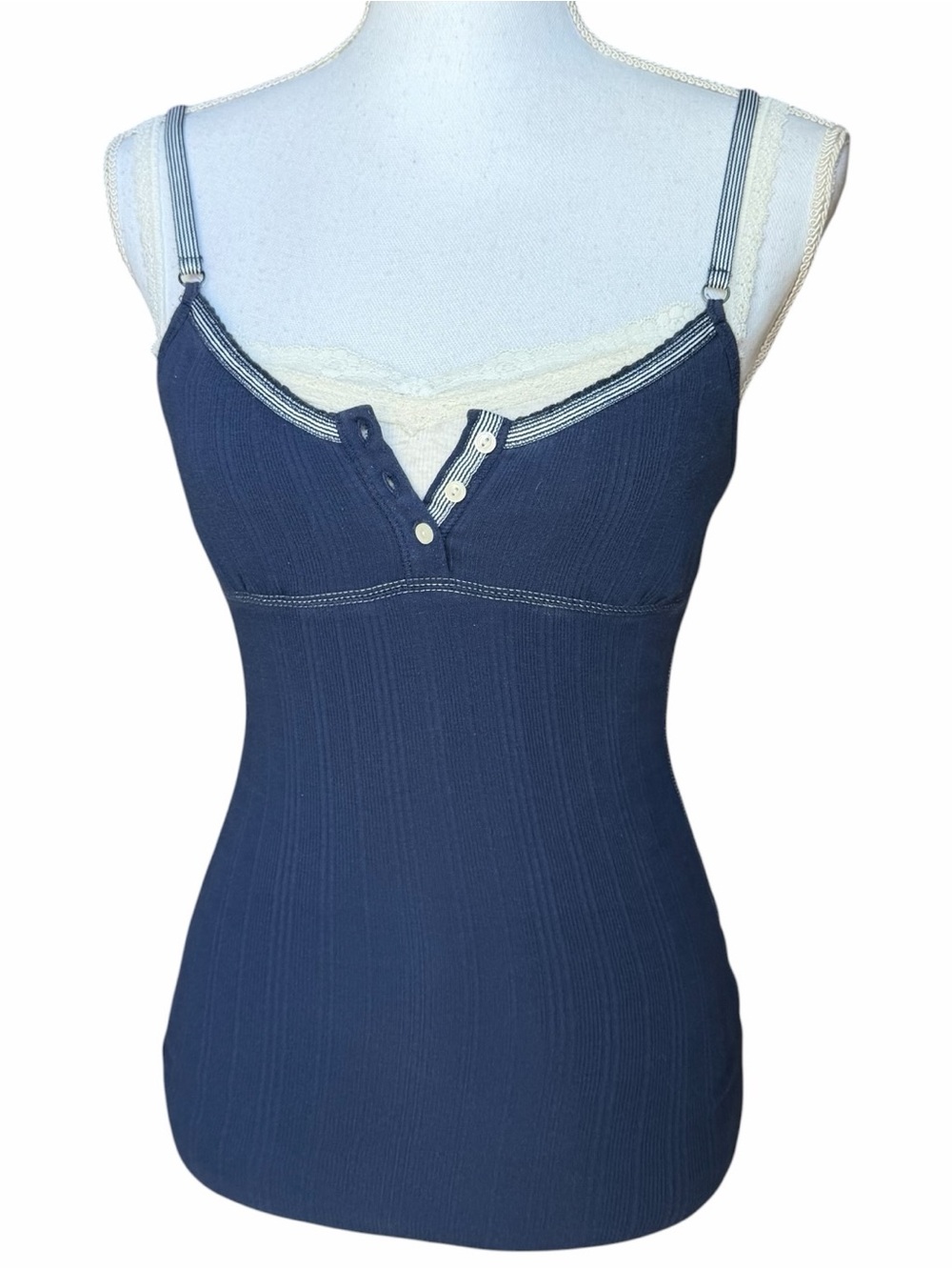 Y2K Aeropostale Henley Button Cami